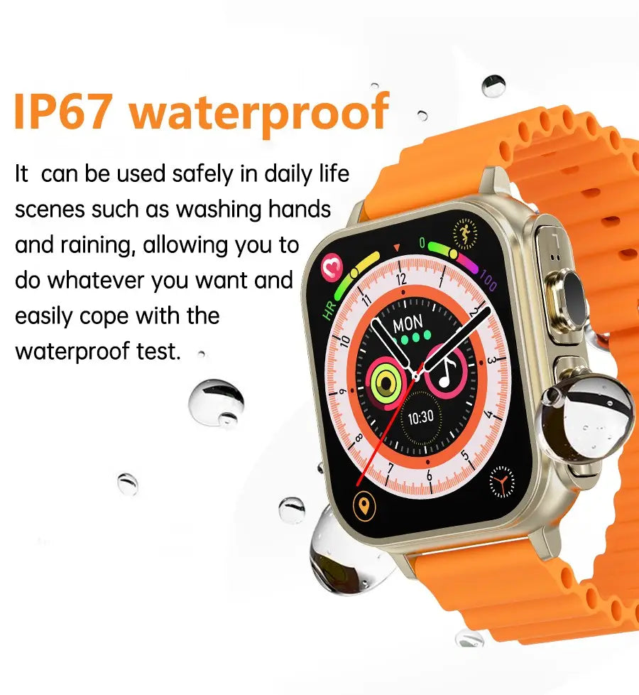 N22 smart watch 2023TWS Bluetooth headset two in one multi sport heart rate and blood pressure monitoring