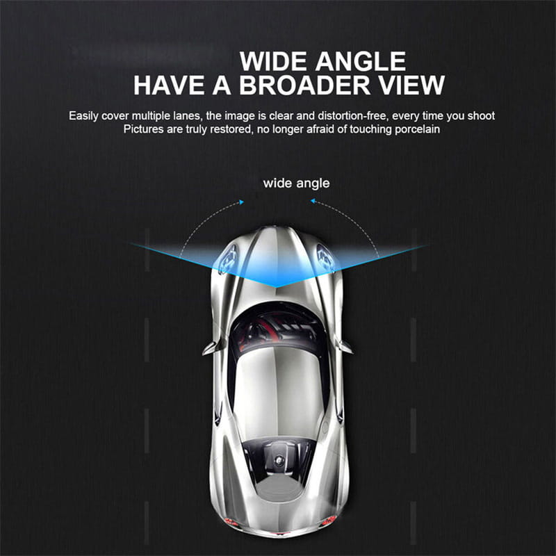 HD 1080p Driving Recorder Three-lens Same Display