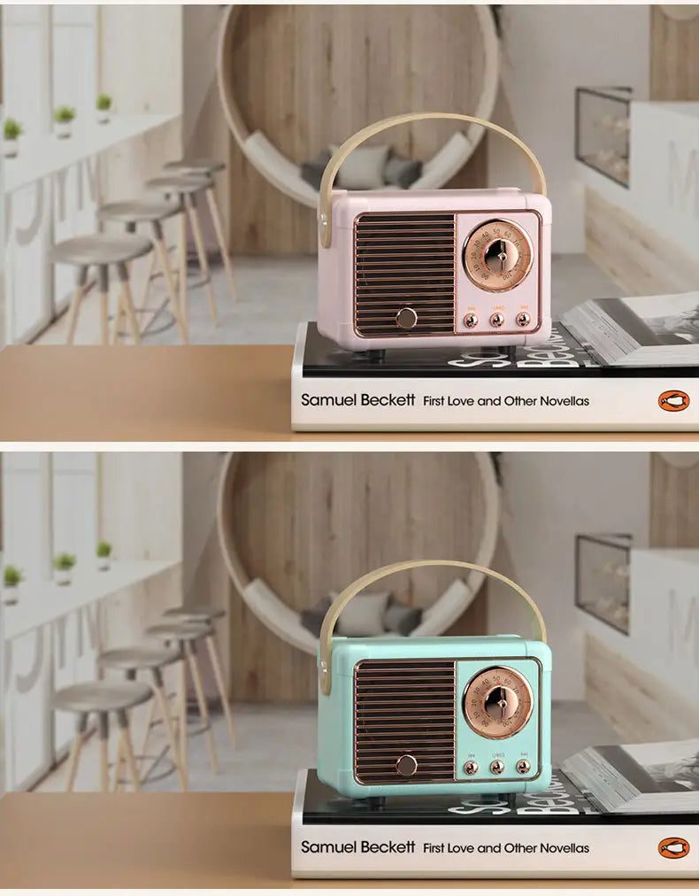 Diy Retro Mini Portable Card Speaker