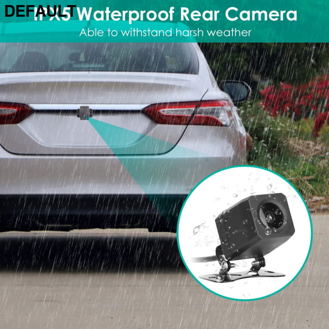 2K Car DVR 3 Channel Dash Cam Camcorder Camera Recorder Black Cameras Electronics