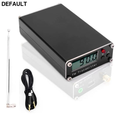 2KM 0.5W FM Transmitter 76M-108Mhz Digital Display Stereo Transmit TYPE-C USB Churches CAR Radio Broadcast Campus