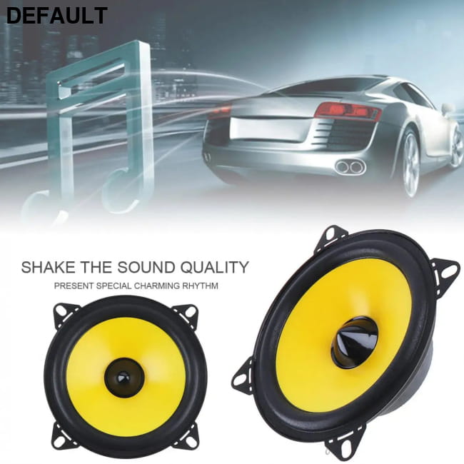2pcs 2 Way 4 Inch 60W Full Range Frequency Car Audio Stereo One Color / Size Speakers Coaxial
