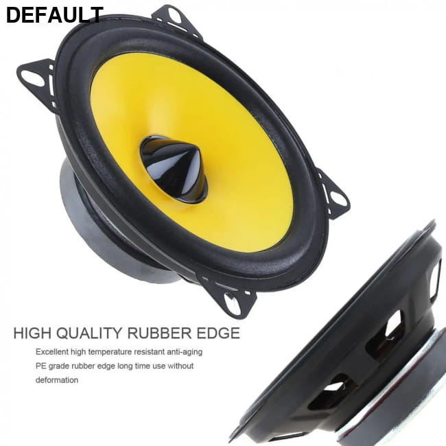 2pcs 2 Way 4 Inch 60W Full Range Frequency Car Audio Stereo One Color / Size Speakers Coaxial