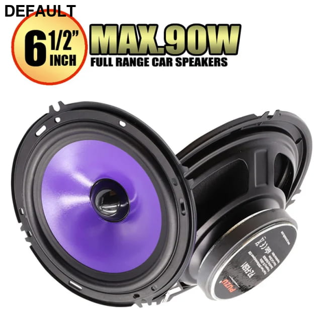 2pcs 6.5Inch 90W Subwoofer Car Speakers Heavy Mid-bass CHINA Coaxial
