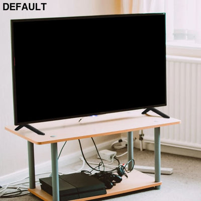 2pcs TV Stand Legs 40 Inch for Bedroom Motorized Projector Screen Black Plastic Adjustable Television Stable Support