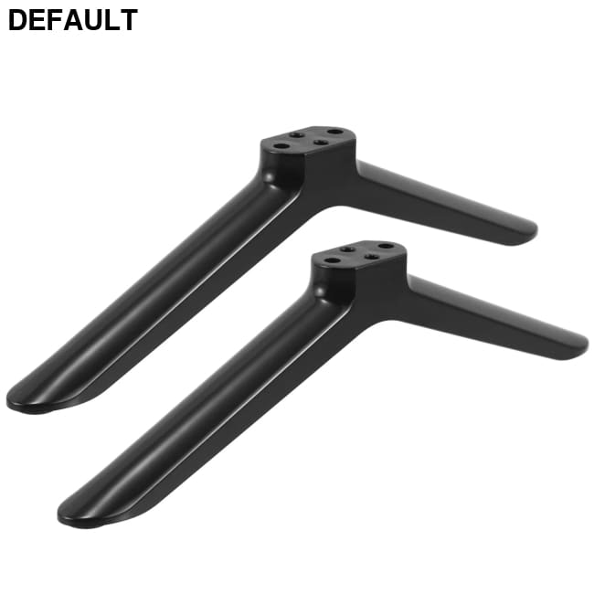 2pcs TV Stand Legs 40 Inch for Bedroom Motorized Projector Screen Black Plastic Adjustable Television Stable Support