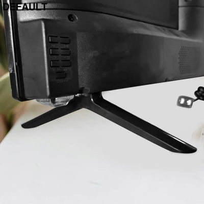 2pcs TV Stand Legs 40 Inch for Bedroom Motorized Projector Screen Black Plastic Adjustable Television Stable Support