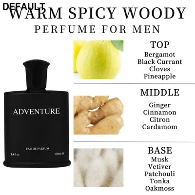 3.4fl Oz Men’s Eau De Toilette Spray Long-Lasting Perfume Notes Of Bergamot Black Currant Pineapple Flavor Perfect