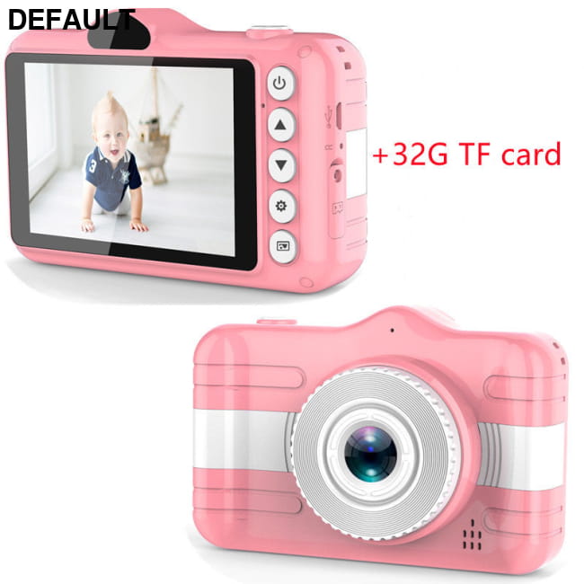 3.5 inch large screen cartoon digital HD camera Pink 32G Digital Cameras Best Selling Products Compact