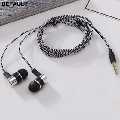 3.5mm Wired Headphones 2 Basic In-Ear Stereo Earbuds Mobile earphones Superb Bass Effect Headset Best Selling Products