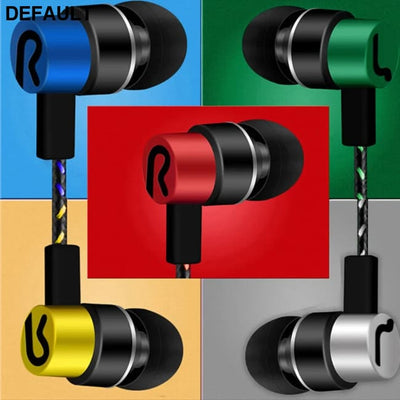 3.5mm Wired Headphones 2 Basic In-Ear Stereo Earbuds Mobile earphones Superb Bass Effect Headset Best Selling Products
