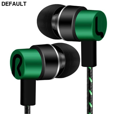 3.5mm Wired Headphones 2 Basic In-Ear Stereo Earbuds Mobile earphones Superb Bass Effect Headset Best Selling Products