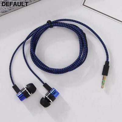 3.5mm Wired Headphones 2 Basic In-Ear Stereo Earbuds Mobile earphones Superb Bass Effect Headset Best Selling Products