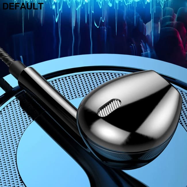 3.5mm Wired Headphones In Ear Headset Earphones with Microphone Stereo Bass Earbuds Sports In-line Control For Phones