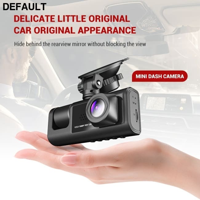 3-Channel 1080P Dash Cam with Night Vision 500g Car DVR Cameras Electronics