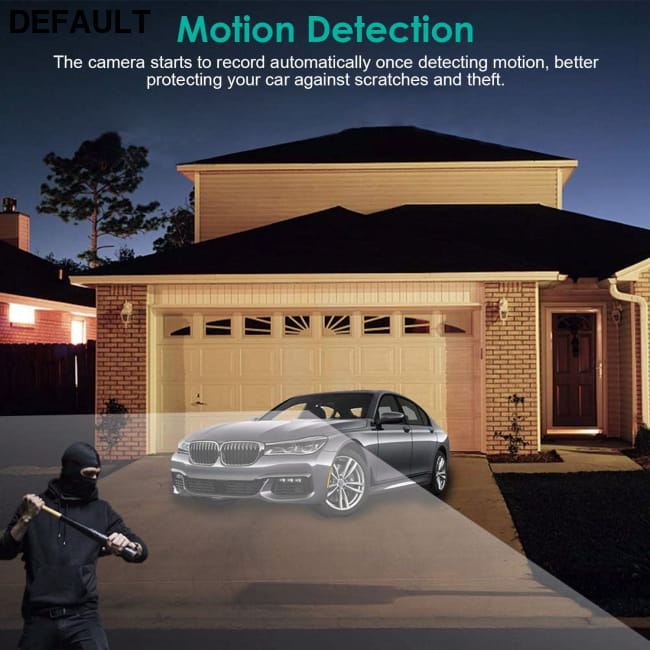 3 Channel Dash Cam Front Inside Rear Vehicle Driving Black / US Car DVR Cameras Video