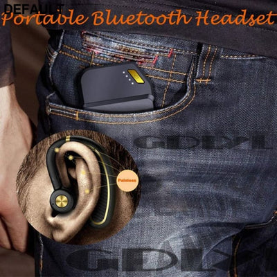 300mAh Battery Long Standby Wireless Bluetooth Earphone Headphones Earbud with Microphone HD Music Headsets for IPhone