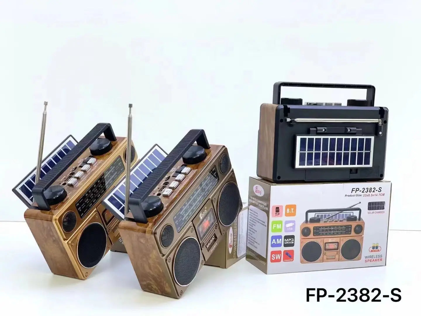 FP-2382-S Bluetooth Speaker Portable Outdoor Retro Audio