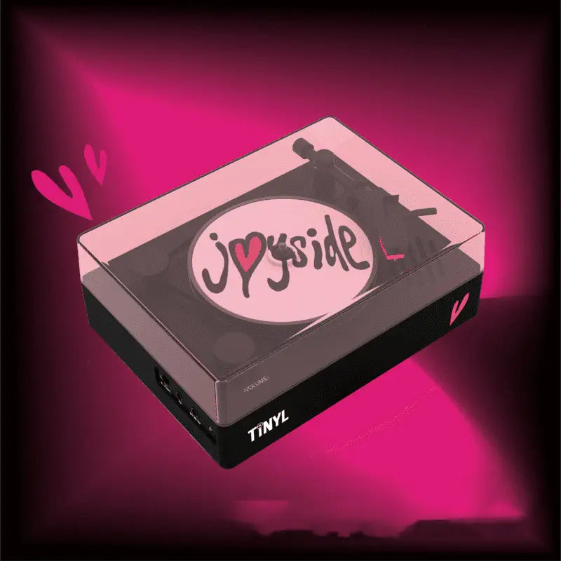 Mini Vinyl Record Retro Player