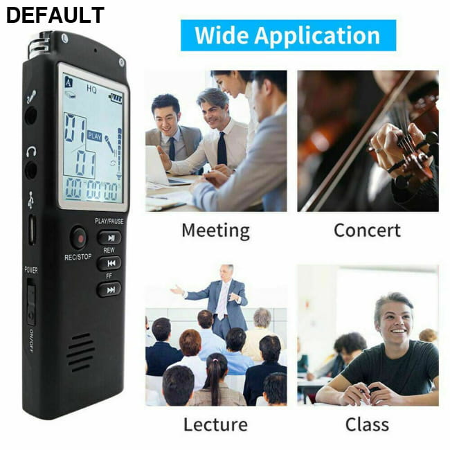 32G Voice Activated Mini Digital Sound Audio Recorder and MP3 Player Recorders
