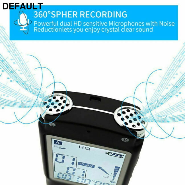 32G Voice Activated Mini Digital Sound Audio Recorder and MP3 Player Recorders