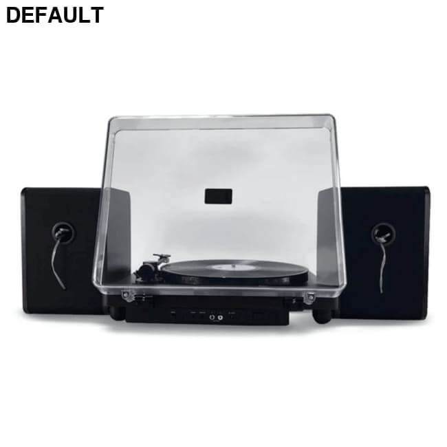 Victor Lincoln Record Player with Stereo Speakers Black / US Home Theater Systems Turntables & Players