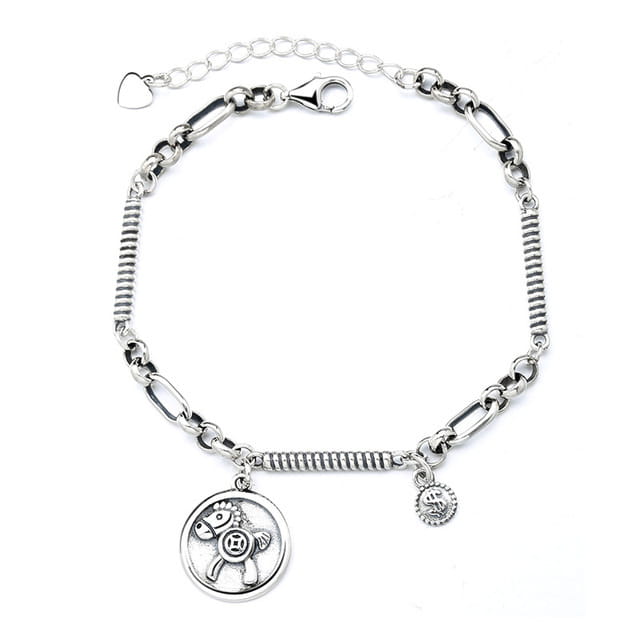S925 Sterling Silver Money Bracelet