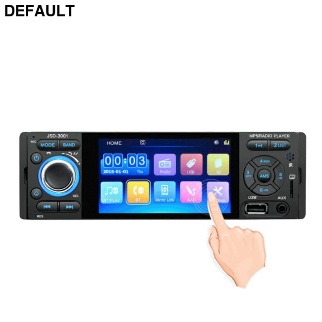 4.1 inch capacitive touch screen bluetooth car Audio Receiver Motor Vehicle A/V Players & In-Dash Systems