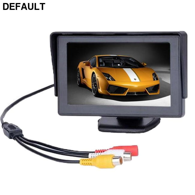 4.3 Inch TFT LCD Car Rearview Monitor Reverse Backup System 4.3’ Color Camera DVD GPS Dvr Cameras Electronics