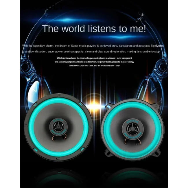 4/5/6.5 Inch Car Speakers Coaxial Subwoofer Universal Subwoofers & Enclosures
