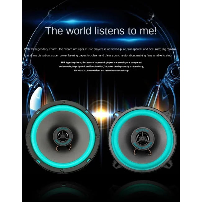 4/5/6.5 Inch Universal Car Coaxial Speakers HiFi Automotive