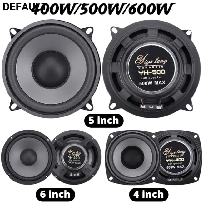 4/5/6 Inch Car Speaker Universal HiFi Coaxial Stereo Speakers