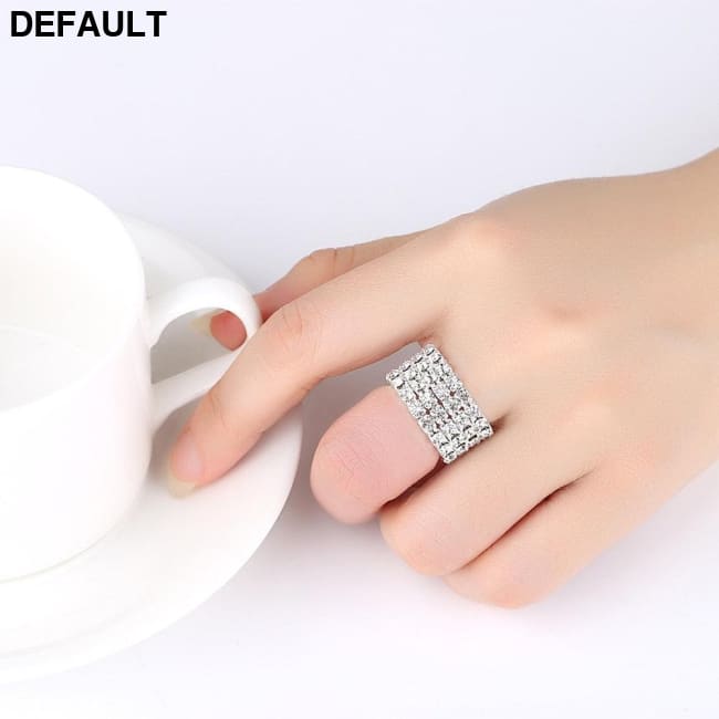 4 PCS Luxury Wedding Bridal Jewelry Sets for Brides Women Necklace Bracelet Ring Earring Set Sterling Silver Necklaces