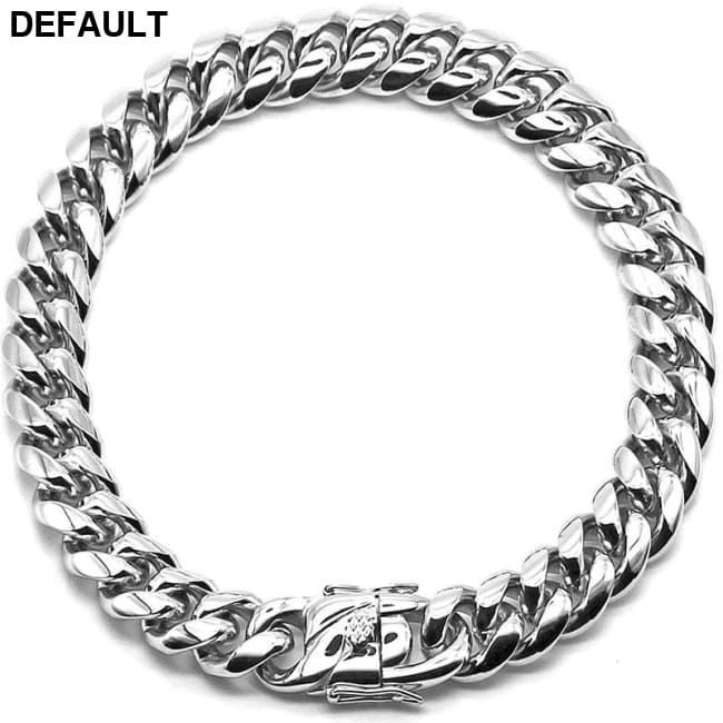 45cm Cuban Choker Necklace for men and women hip hop cuban link choker Men Necklaces Sterling Silver