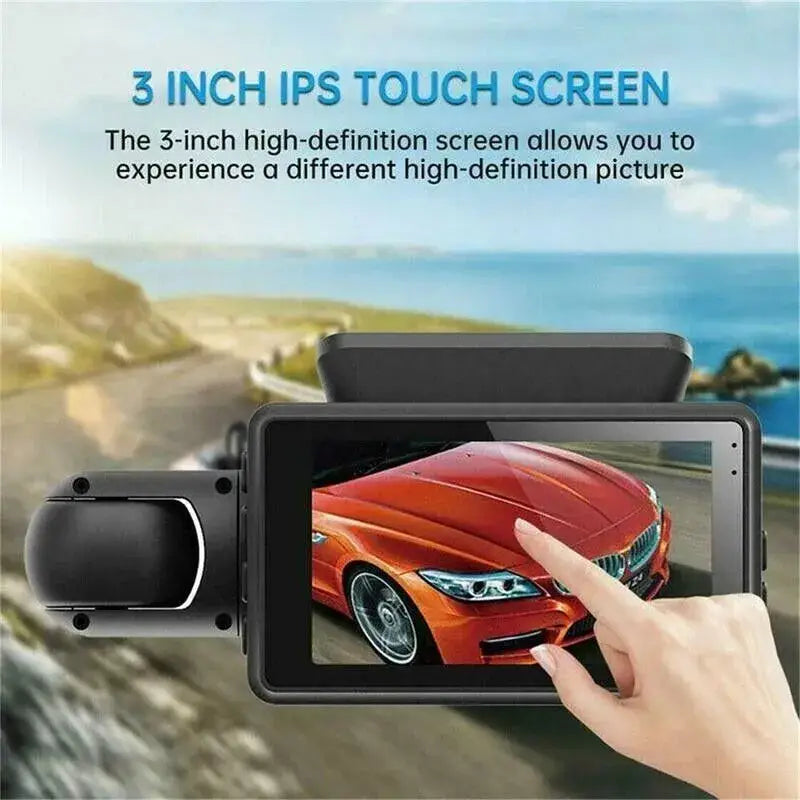 1080P Dual Lens Car DVR Dash Cam Video Recorder G-Sensor