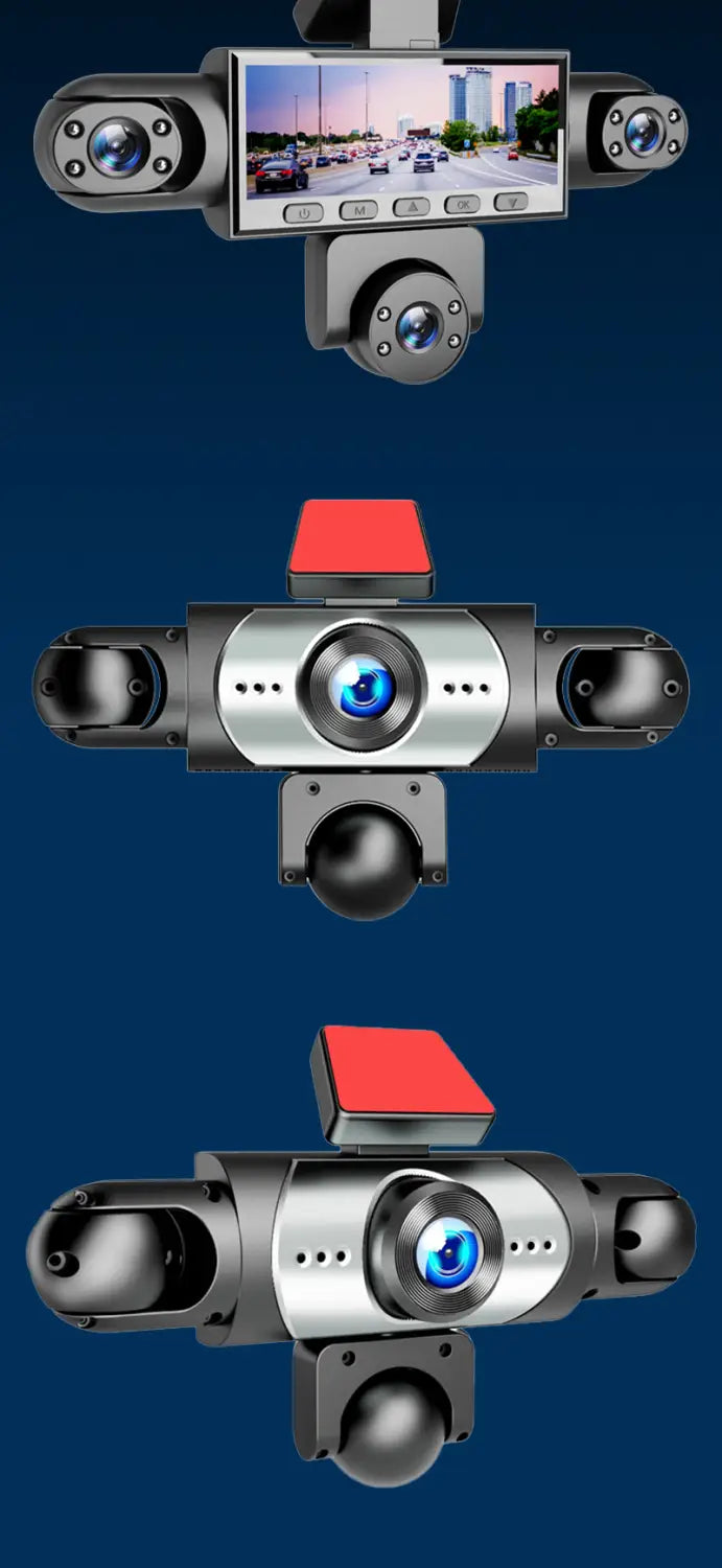 Five Camera Driving Recorder 1080P High-definition Night