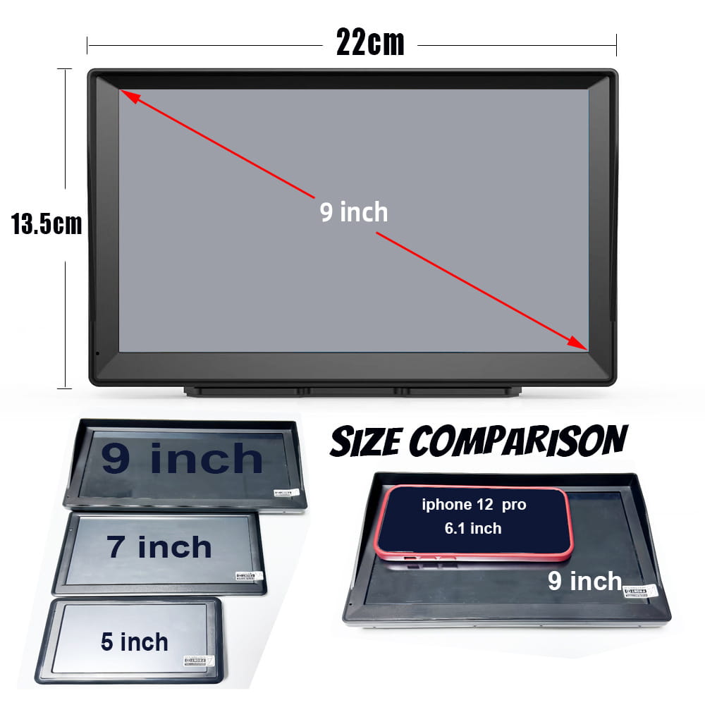 9-inch Navigator Car Portable Truck Large Screen Universal