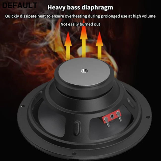 5/6/8/10 Inch Car Bass Speaker Coaxial Subwoofer HiFi Music Subwoofers & Enclosures and Woofers