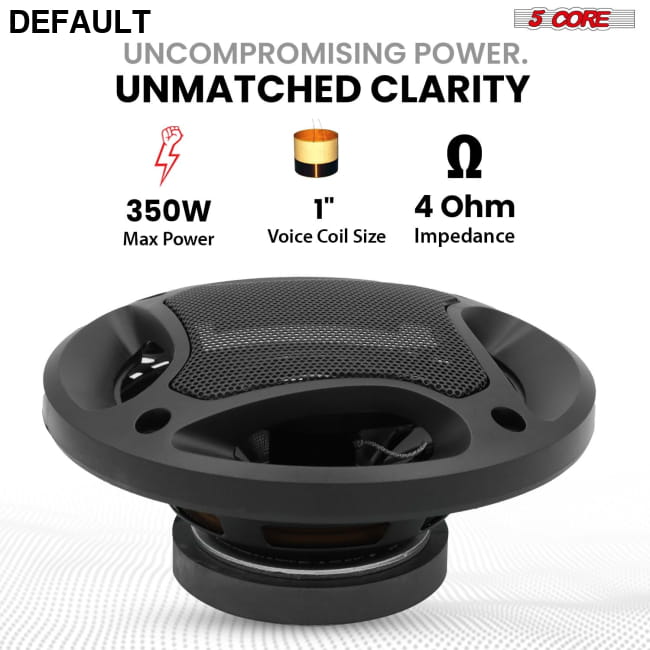 5 Core Inch Car Speaker 350W Component Universal Quick Fit CS 05 2W Speakers Electronics