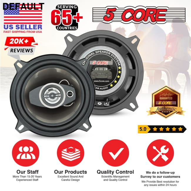 5 Core Inch Car Speaker 350W Component Universal Quick Fit CS 05 2W Speakers Electronics
