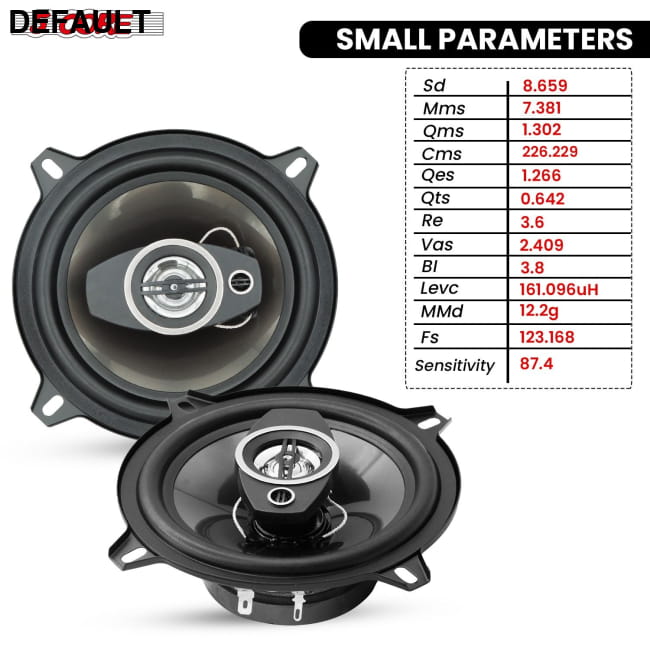 5 Core 2 Way 5’’ Car Stereo Speakers Pair 350W Coaxial Best Selling Products