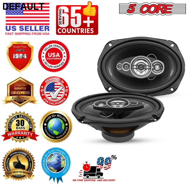 5 Core 6x9 Car Speaker Audio 2-Way/4-Way Coaxial w Speakers Best Selling Products