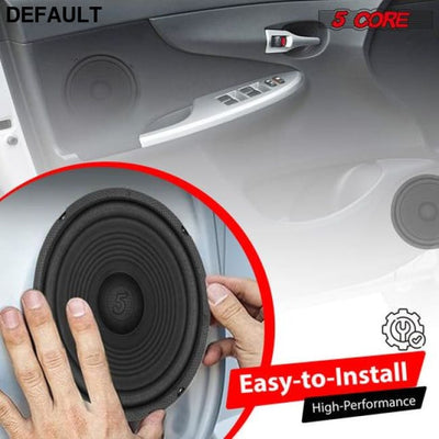 5 Core 8 Inch Subwoofer Speaker 1000W Combined Peak 4Ohm Replacement Car Bass Sub Woofer WF 8’’-890 2 PC Subwoofers &