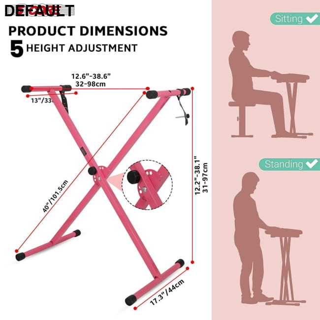 5 CORE Keyboard Stand Single X Style Adjustable Digital Best Selling Products