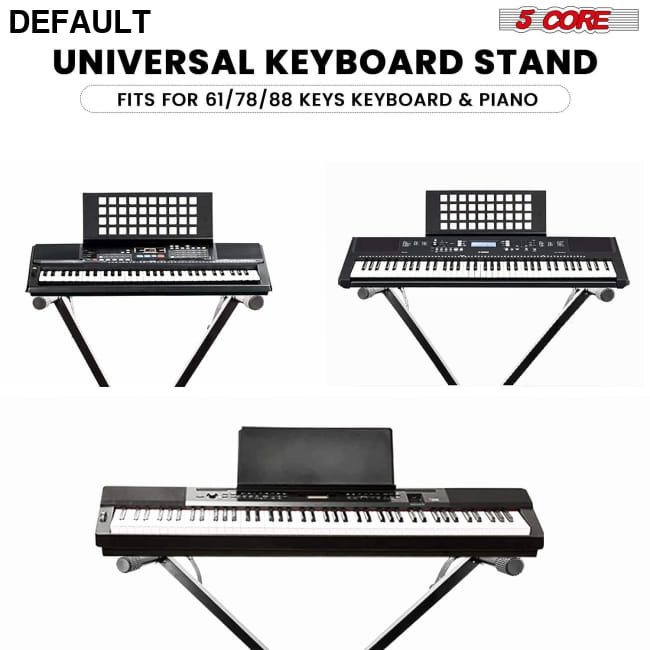 5 CORE Keyboard Stand Single X Style Adjustable Digital Best Selling Products
