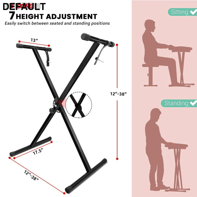 5 CORE Keyboard Stand Single X Style Adjustable Digital Best Selling Products