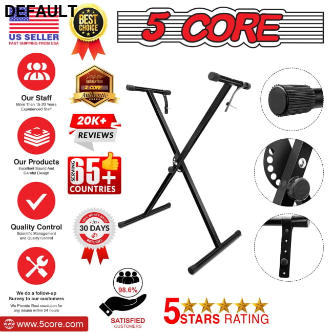 5 CORE Keyboard Stand Single X Style Adjustable Digital Best Selling Products