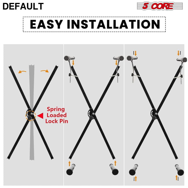 5 CORE Keyboard Stand Single X Style Adjustable Digital Best Selling Products