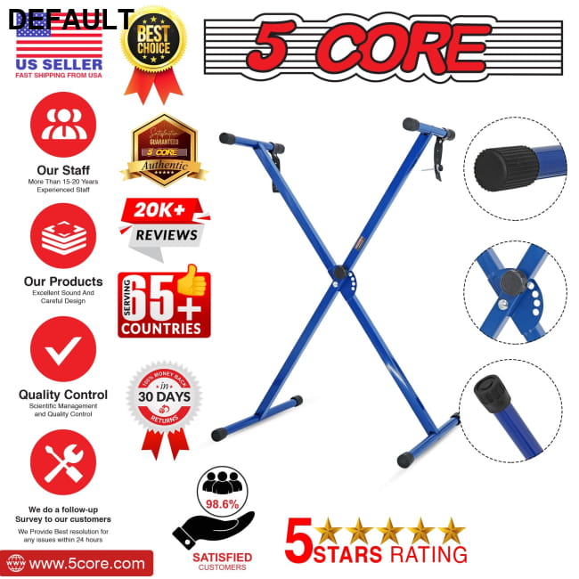 5 CORE Keyboard Stand Single X Style Adjustable Digital Best Selling Products