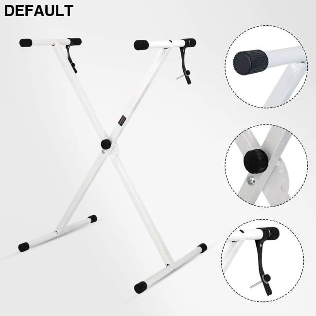5 CORE Keyboard Stand Single X Style Adjustable Digital KS 1X WH Best Selling Products